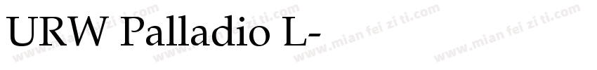 URW Palladio L字体转换